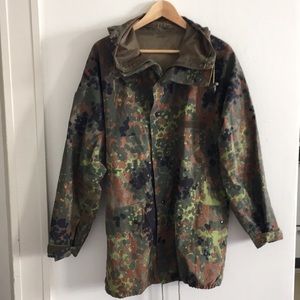 Vintage German flecktarn field jacket